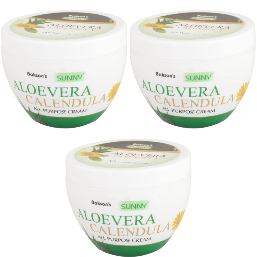 Bakson's Sunny Aloe Vera Calendula Cream - Distacart