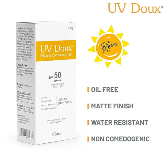 Brinton UV Doux Silicone Sunscreen Gel For Face & Body with SPF 50 PA+++