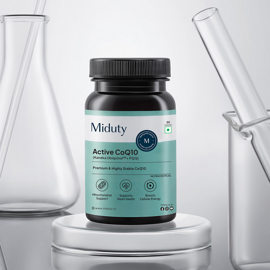 Miduty by Palak Notes Active CoQ10 + PQQ Capsules