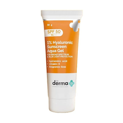 The Derma Co 1% Hyaluronic Sunscreen Aqua Gel - Distacart