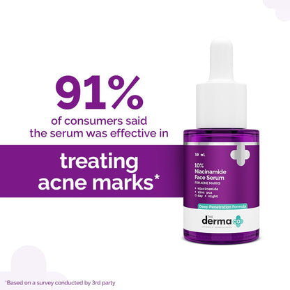 The Derma Co 10% Niacinamide Face Serum For Acne Marks & Acne Prone Skin