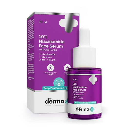 The Derma Co 10% Niacinamide Face Serum For Acne Marks & Acne Prone Skin - Distacart