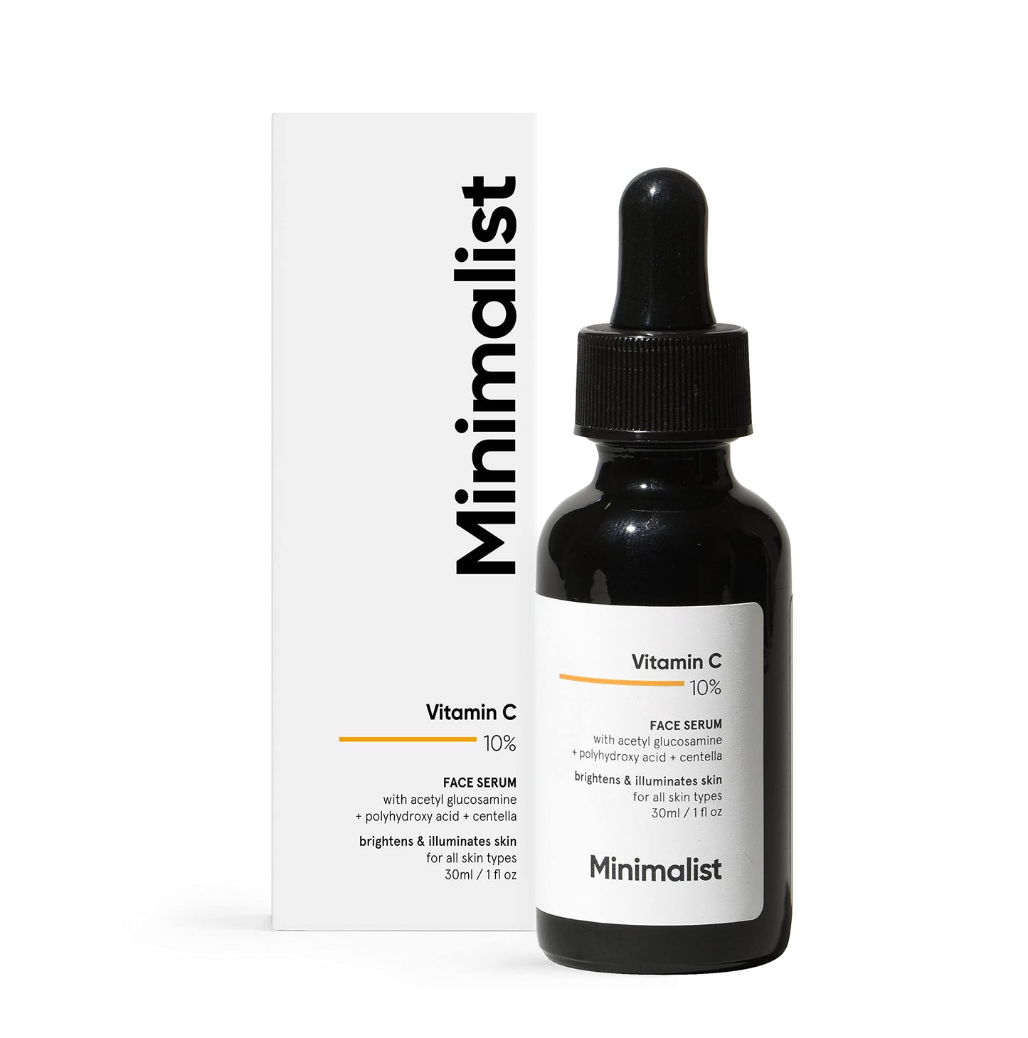 Minimalist 10% Vitamin C Face Serum For Glowing Skin - Distacart