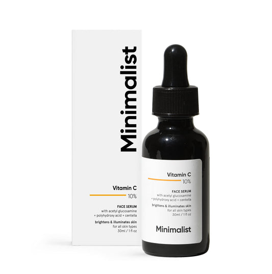 Minimalist 10% Vitamin C Face Serum For Glowing Skin - Distacart