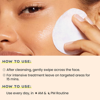 Hyphen By Kriti Sanon 44% Rice Water Brightening Serum Pads (50pcs)