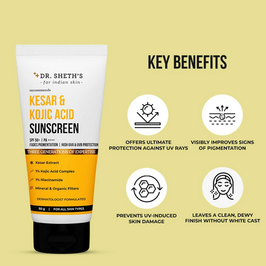 Dr. Sheth's Kesar & Kojic Acid Sunscreen