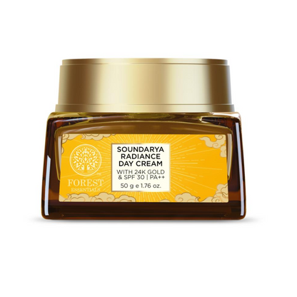 Forest Essentials Soundarya Radiance Cream With 24K Gold & SPF 30 - Distacart