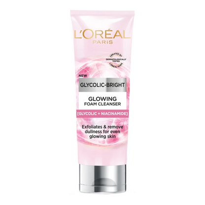 L'Oreal Paris Glycolic Acid Glowing And Protecting CSMS (Cleanser, Serum, Moisturizer, Sunscreen) Regime Kit