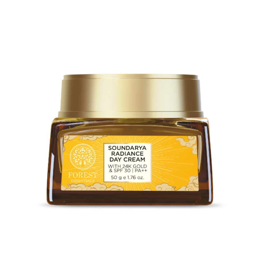 Forest Essentials Soundarya Radiance Cream With 24K Gold & SPF30 - Distacart
