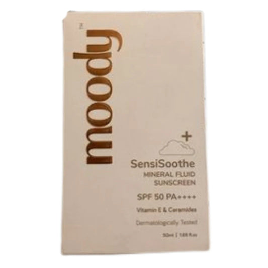 Moody SensiSoothe Mineral Brightening Sunscreen Serum with Ceramides & Rice - Distacart