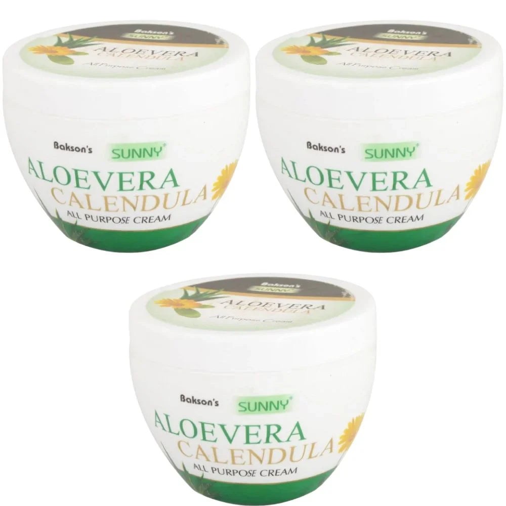 Bakson's Sunny Aloe Vera Calendula Cream - Distacart