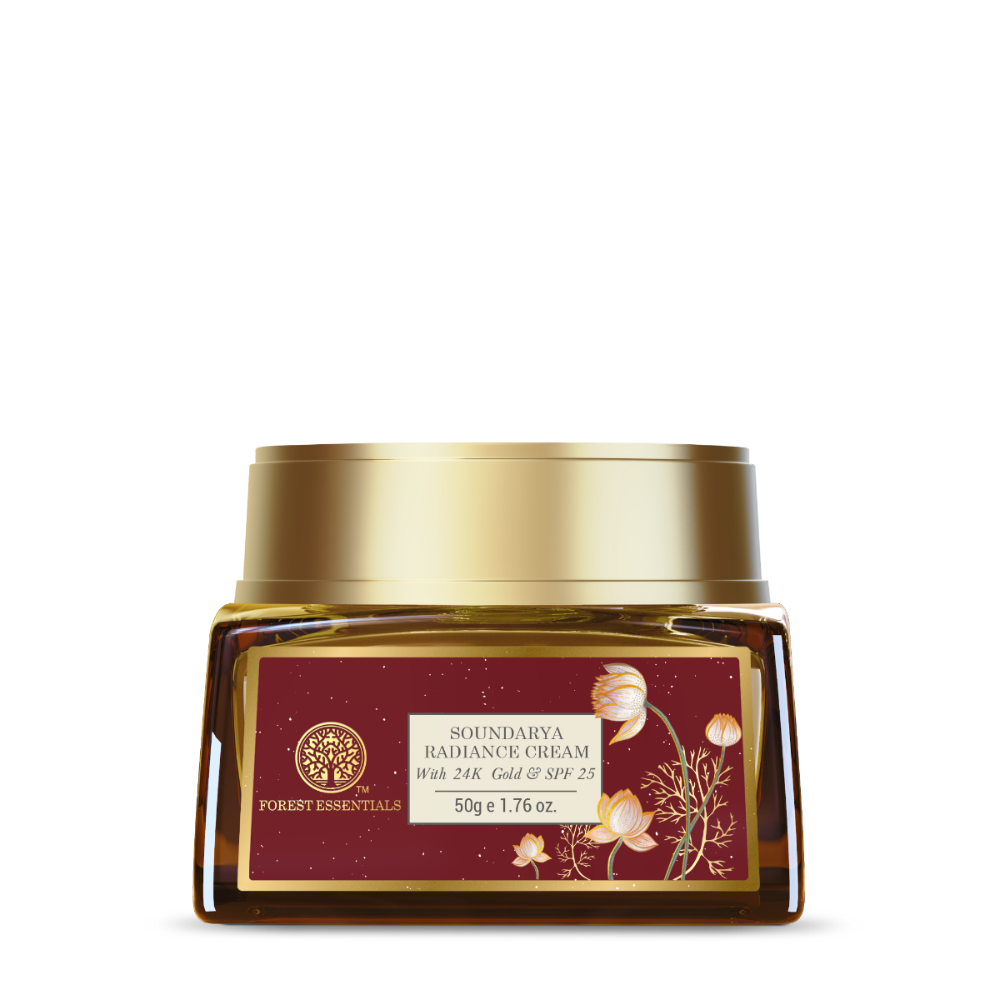 Forest Essentials Soundarya Radiance Cream With 24K Gold & SPF30