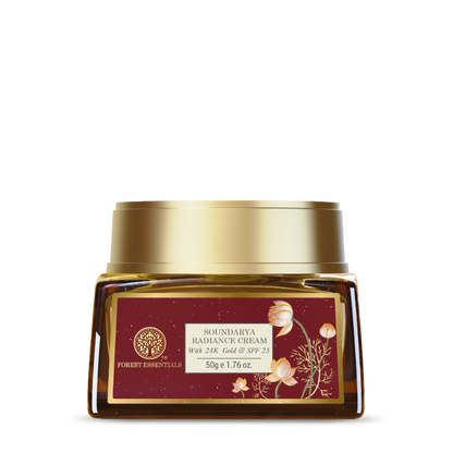 Forest Essentials Soundarya Radiance Cream With 24K Gold & SPF30