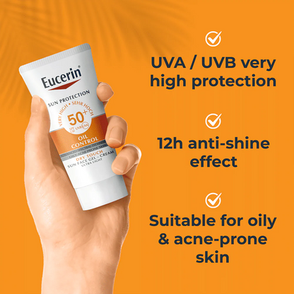 Eucerin Oil Control Dry Touch Sunscreen Gel Cream SPF 50+