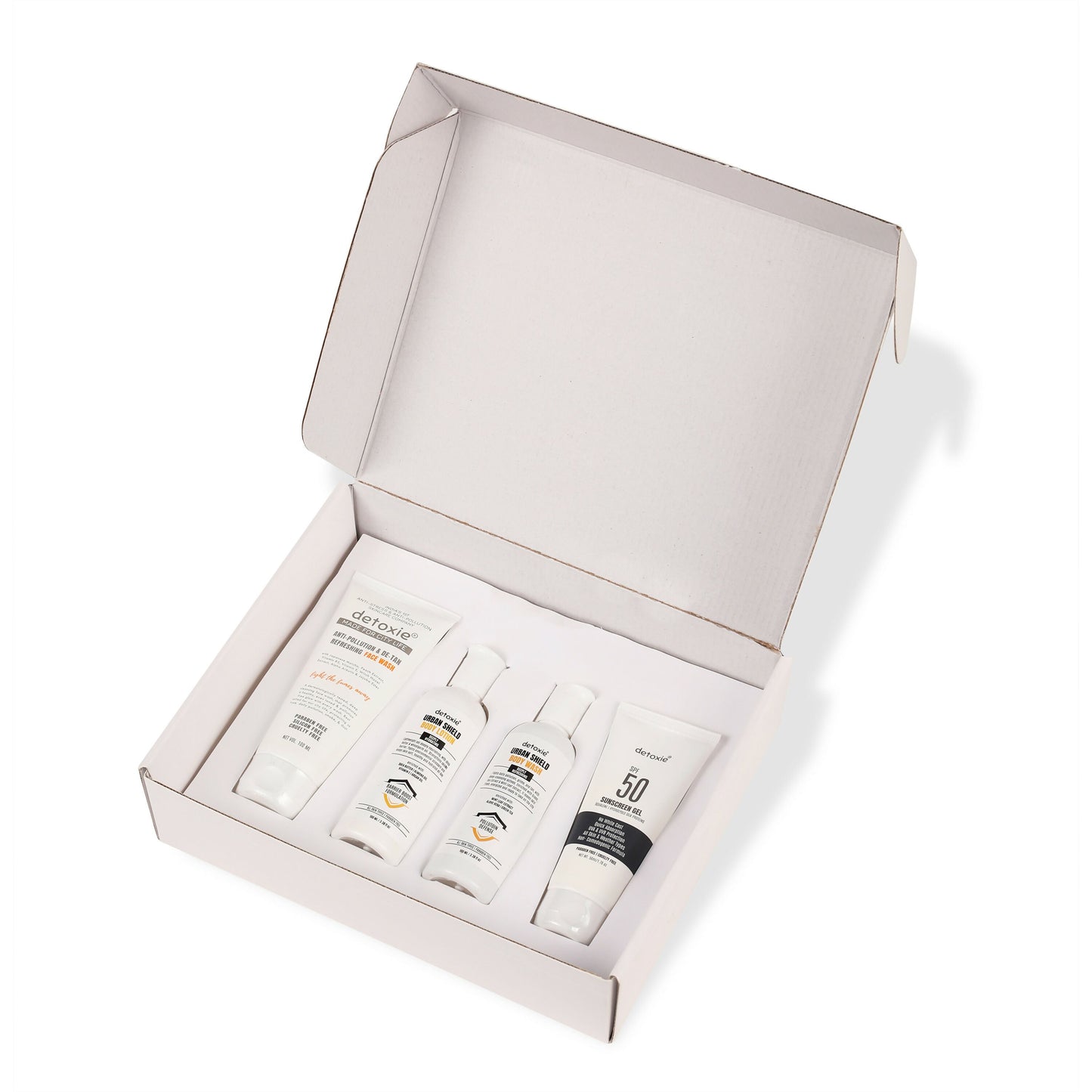 Detoxie Urban Shied The Unwind Experience Unisex Daily Urban Skin Protection & Care Kit