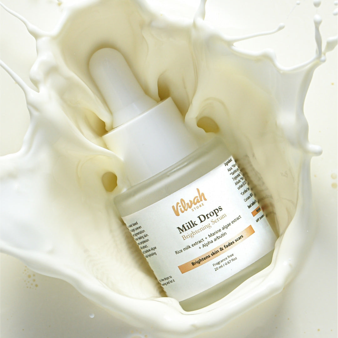 Vilvah Store Milk Drops Brightening Serum (Skin Brightening)