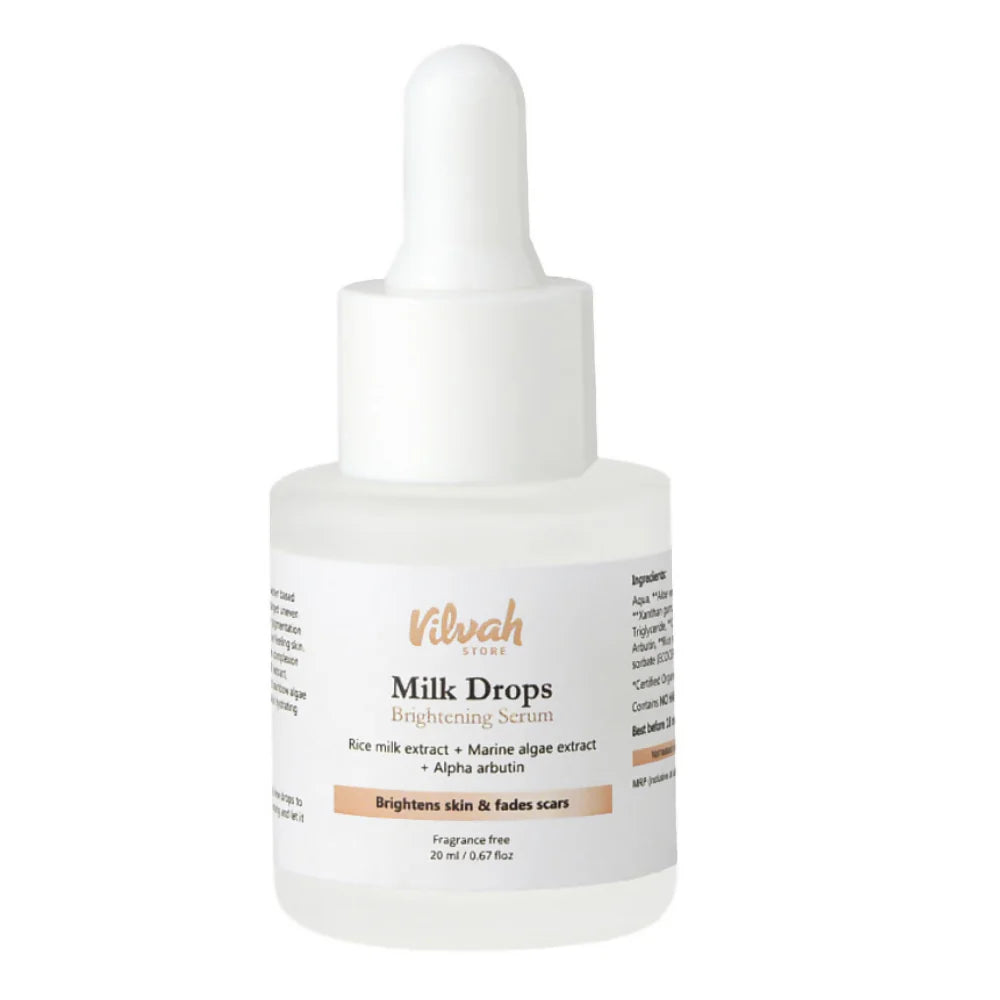 Vilvah Store Milk Drops Brightening Serum (Skin Brightening)