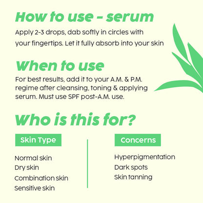 PLIX The Plant 2% Alpha Arbutin Depigmentation Combo For Dark Spot Removal With Cleanser, Face Serum & Cream