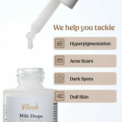 Vilvah Store Milk Drops Brightening Serum (Skin Brightening)