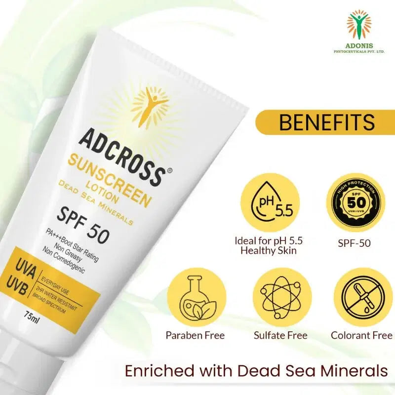 Adonis Adcross Sunscreen Lotion