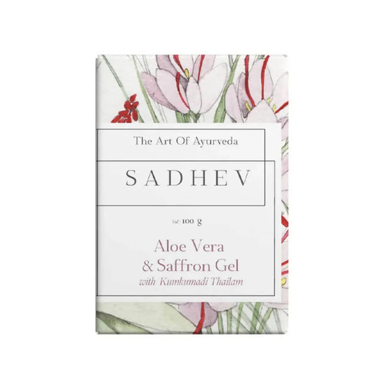 Sadhev Aloe Vera & Saffron Gel With Kumkumadi Thailam
