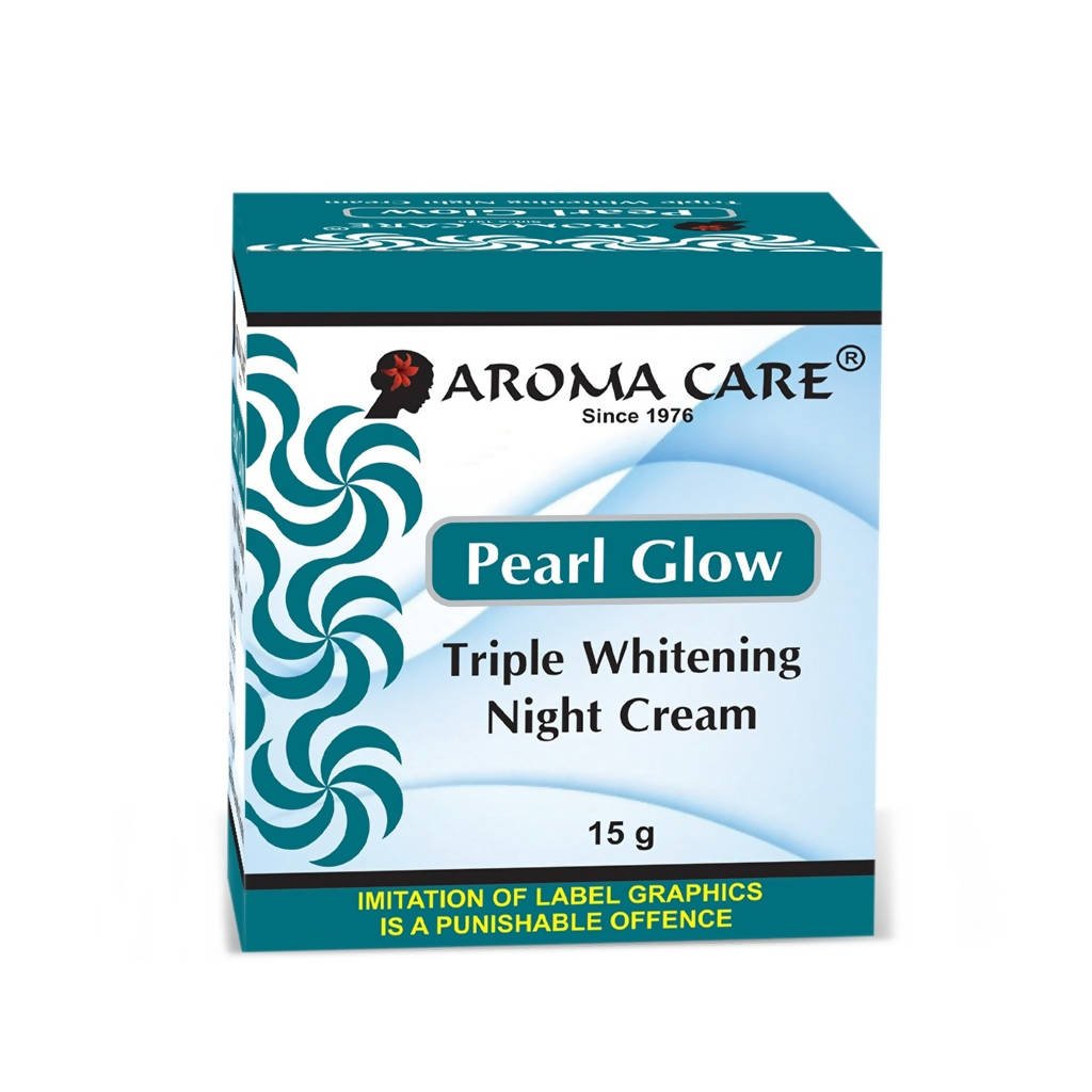 Aroma Care Pearl Glow Triple Whitening Night Cream - Distacart